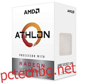 AMD Athlon 3000G 2-ядрен, 4-нишков отключен настолен процесор с Radeon Graphics