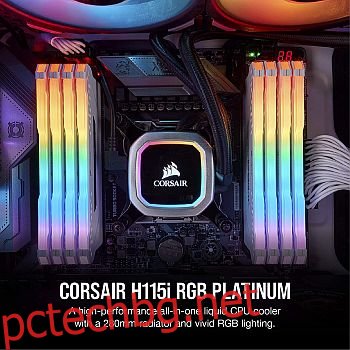 Corsair H115i RGB Platinum AIO Liquid CPU Cooler