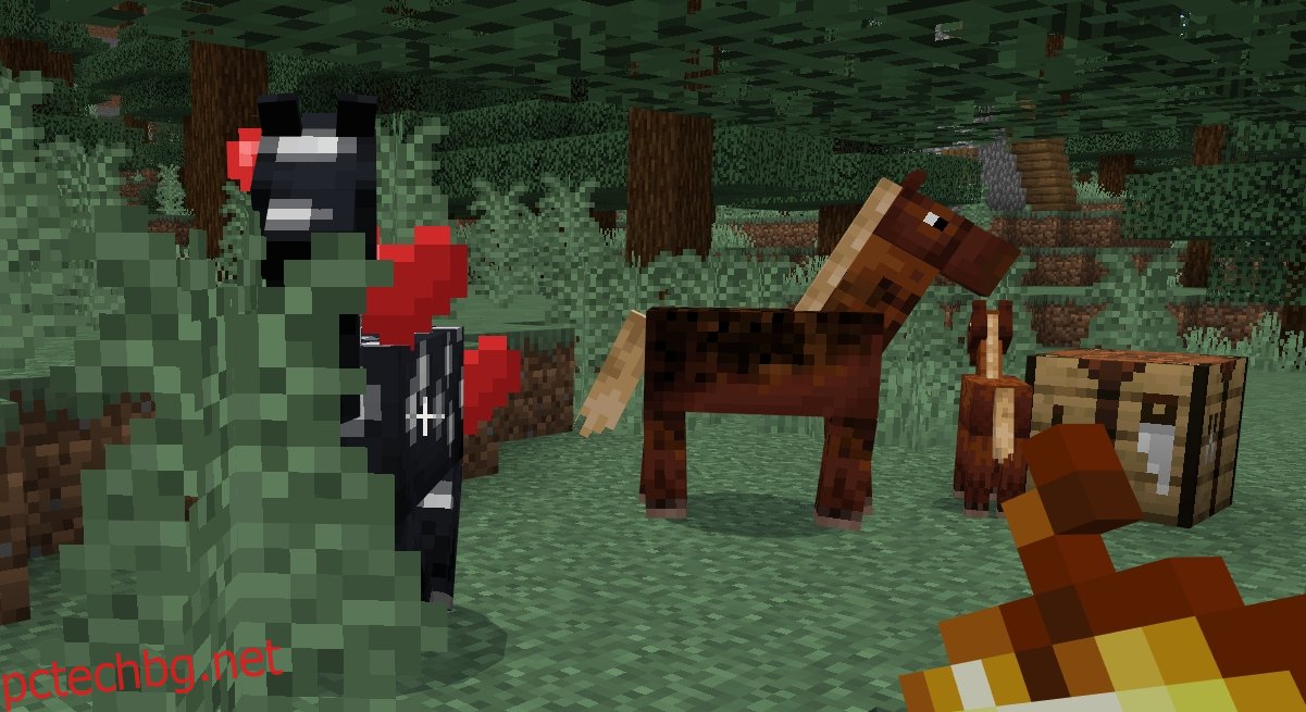 развъждате коне в Minecraft